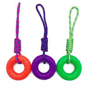 Mainan Anjing Latih Interaktif Grosir Custom, Mainan Tarik Anak Anjing dengan Tali Nilon - Product Image 2