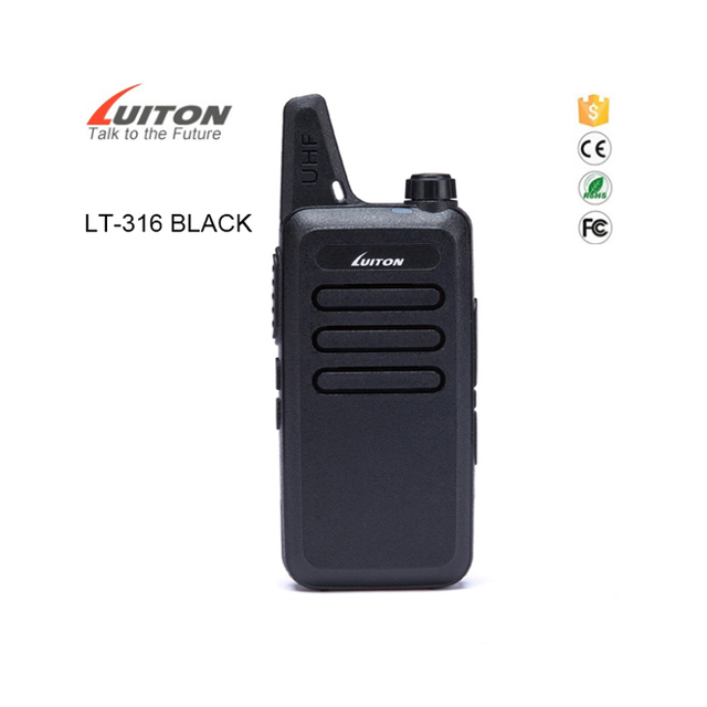 Fast Selling Item With Large Quantity Mini Handheld Walkie Talkie UHF LT-316 PMR446 Radio Communication