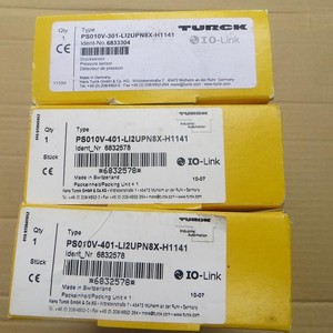 Sensor de Presión Turck PS010V-401-LI2UPN8X-H1141, 0 a 10 Bares, Piezoresistivo, 4-20 mA, Io-Link - Product Image 1