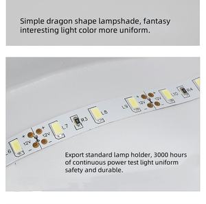 Lampe de plafond créative JYL Charizard pour chambre d'enfant - Luminaire protecteur des yeux - Lampe à thème <span class=keywords><strong>dinosaure</strong></span> exclusive pour chambre de garçon - Product Image 5