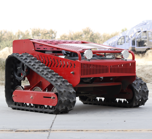 HIGHTOP HTM750 Electric Remote Controlled Lawn Mower with High Productivity Brushless Motor Remote Farm Garden Grass