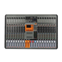 Console de mixage audio numérique professionnelle PRO-1660D 16 canaux 650W avec effets et interface USB pour système de sonorisation DJ en direct