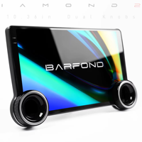 Lecteur multimédia automobile Android 13 Original Diamond à double bouton, système radio stéréo vidéo universel 2K 10,1 pouces DSP 10 pouces