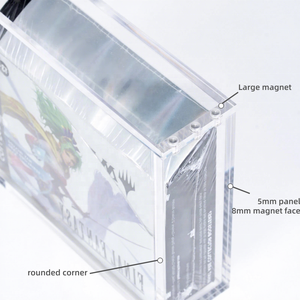 Boîte de présentation en acrylique résistante aux UV à 99 % pour Magic Gathering Final Fantasy Collector Booster Box avec couvercles magnétiques - Product Image 3