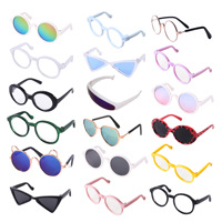 Lunettes pour animaux de compagnie, chiens et chats, design mignon, colorées, différents styles, décoration photographique, lunettes de soleil, protection UV, accessoires pour animaux de compagnie