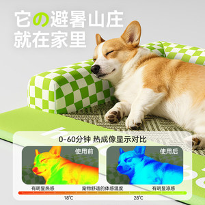 <b>Dog</b> bed, suitable for all seasons, small <b>dog</b> cooling mat, summer <b>dog</b> sleeping bed, <b>sofa</b> cat bed, tear-resistant chew mat - Product Image 4
