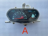 Kabel Instrumen/Speedometer Motor GY6-125 Kompatibel Guangyang Asli Cina Tidak Termasuk Hitam/Perak Tanpa Garansi