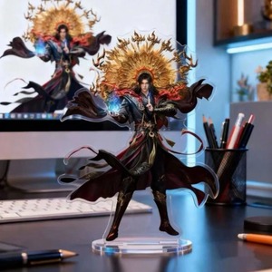 Support acrylique Dou Po Cang Qiong Anime avec figurines <span class=keywords><strong>Xiao</strong></span> <span class=keywords><strong>Yan</strong></span> Mei Dusha, plaque et porte-clés – Ornement de bureau exquis pour les fans - Product Image 1