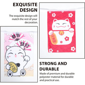 Guirlandes de drapeaux suspendus de style <span class=keywords><strong>japonais</strong></span> personnalisées, mini-drapeaux Nobori, impression de logo personnalisée, drapeaux de style <span class=keywords><strong>japonais</strong></span> - Product Image 3