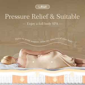 Schnelle Anpassung von Naturlatex-Memory-Foam-Schlafmatratzen, King-Size-Doppelrahmen-Stoffmatratze - Product Image 4