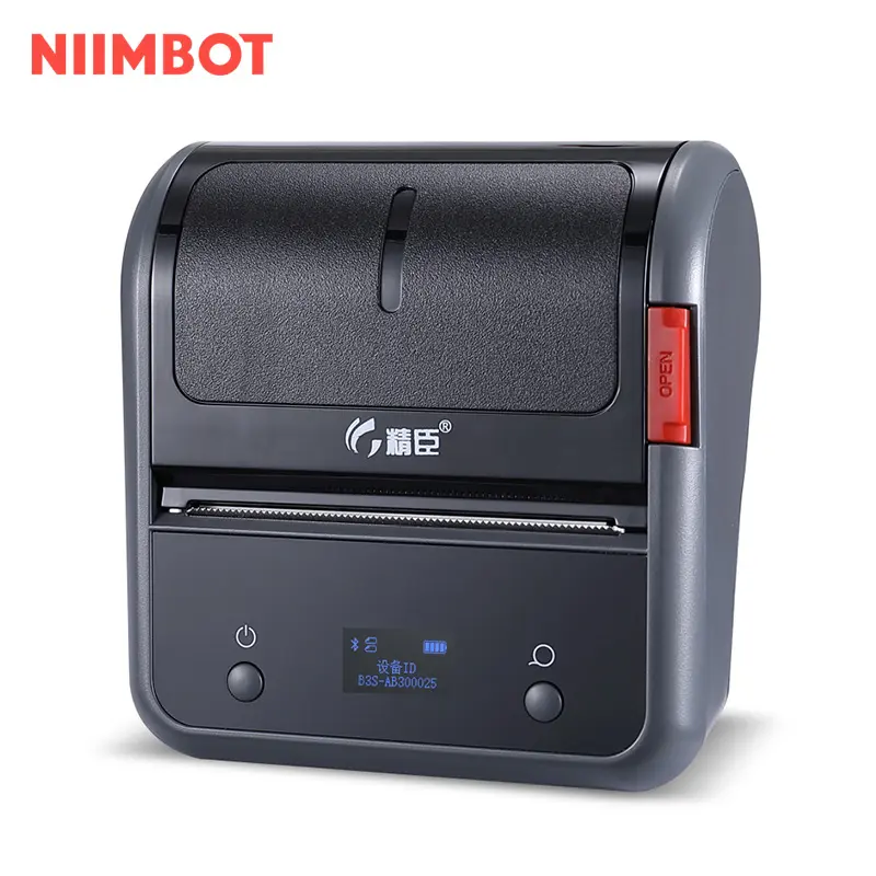 Niimbot B3S QR 코드 가격표 소형 휴대용 무선 열 스티커 인쇄 라벨 프린터