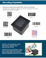 Rakinda Barcode Scan USB Wireless Scanner Auto Scan 2D-Barcode-Leser auf Lager COM-Schnitts telle 2 Jahre Garantie Mobiler Bildschirm
