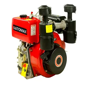 katomax big double air filter diesel engine with thread shaft , spline shaft , camshaft or keyway shaft for choice