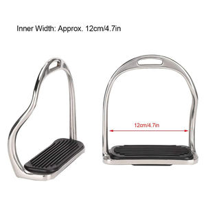 อุปกรณ์ขี่ม้าคุณภาพสูง สีตามสั่ง น้ำหนักเบา ไม่ลื่น ทำจากสแตนเลส - Product Image 2