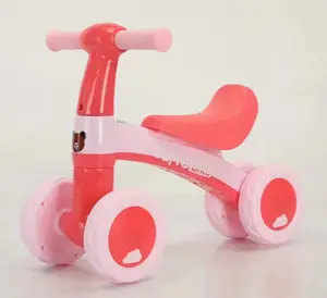 Fabriek Groothandel Baby Speelgoed 6-12 Maanden Kids Auto Voet Geduwd Mini Geen Pedaal Baby Balansfiets Speelgoed Roze & Blauwe Kleur