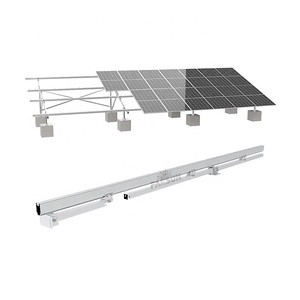 Sistema di montaggio solare a terra della ferrovia di estrusione di alluminio FarSun - Product Image 5