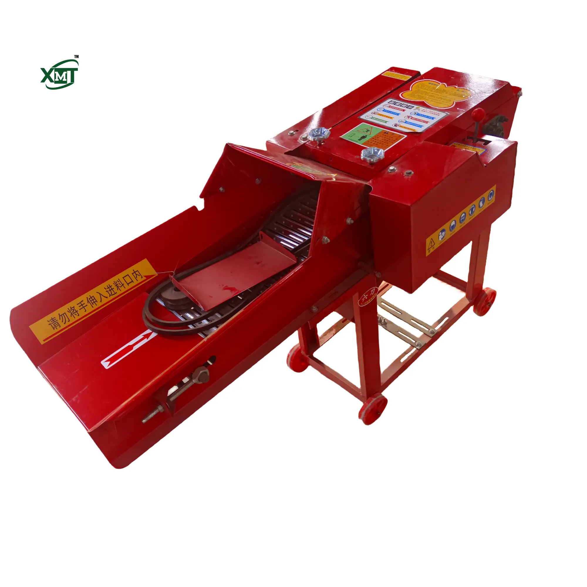 Guillotine Straw Cutter Small Rabbit Sheep Feed Forage Pasture Machinery Automatic Guillotine Straw Kneading Machine