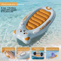 Planche de surf gonflable pour enfants avec poignée de poussée, idéale pour la plage et les jeux aquatiques