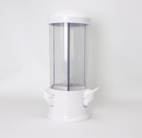 Distributeur de bonbons et de noix, boîte de rangement pour bonbons, distributeur de céréales à double compartiment, boîte de rangement