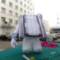 Modèle d'astronaute gonflable géant en PVC imperméable pour musée scientifique, décoration de scène sur le thème de l'espace, accessoire