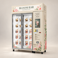 Distributeur automatique de fleurs 24h/24 sans personnel avec fonction SDK de lecture de code, gestion cloud et écran tactile