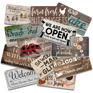 <span class=keywords><strong>Plaque</strong></span> Murale Décorative Rustique en Bois Personnalisée pour la Décoration Intérieure - Product Image 1