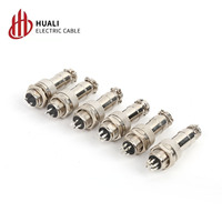 Prise d'aviation GX12, 2, 3, 4, 5 ou 6 broches, autres connecteurs, adaptateur automobile basse intensité RS765 en cuivre pur