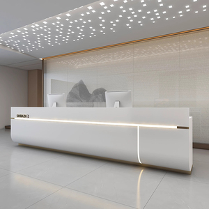 Nhà hàng văn phòng điều hành bàn tiếp tân cho hai người bàn tiếp tân khách sạn hiện đại bàn tư vấn sảnh kích thước lớn - Product Image 3