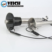 VEICH Goupille à bille à bouton-poussoir tout en acier inoxydable, à ressort, autobloquante, à dégagement rapide, traitement de surface par électrophorèse