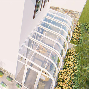 Couverture de <span class=keywords><strong>piscine</strong></span> gonflable personnalisée/Enclos de couverture de <span class=keywords><strong>piscine</strong></span> en dôme en polycarbonate rétractable télescopique pour l'extérieur - Product Image 2