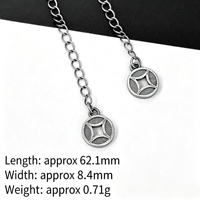 Accessoires de mode rétro DIY : Pendentif cloche, feuille de bambou, caractère Fu, pièce de monnaie pour bracelet