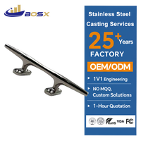 Services de fonderie de précision sur mesure en acier inoxydable 316 304 non standard BOSX pour quincaillerie de pont de bateau marin