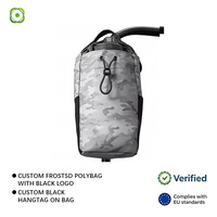 Bouteille d'eau personnalisée avec logo, sac de sport, doublure en polyester, unisexe, Oxford, durable, accessoires de fitness portables pour hommes et femmes, magnétique