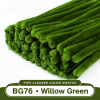 Bâtonnets de chenille OEM ODM DIY de 30 cm avec logo personnalisé, emballage sur mesure, bâtonnets artisanaux duveteux anti-stress, vente en gros, directement de l'usine