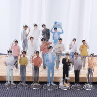 Support de figurine en acrylique personnalisé (couleur et logo) – Présentoir écologique léger pour figurines de dessins animés et anime, porte-clés en acrylique