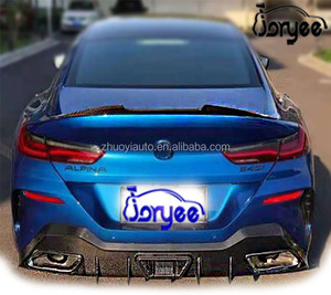 2023 Facelift AC Style diffusore posteriore scarico con luce a LED per BMW <span class=keywords><strong>serie</strong></span> <span class=keywords><strong>8</strong></span> G16 F93 <span class=keywords><strong>Gran</strong></span> Coupe 2021-accessorio ABS in fibra di carbonio - Product Image 5