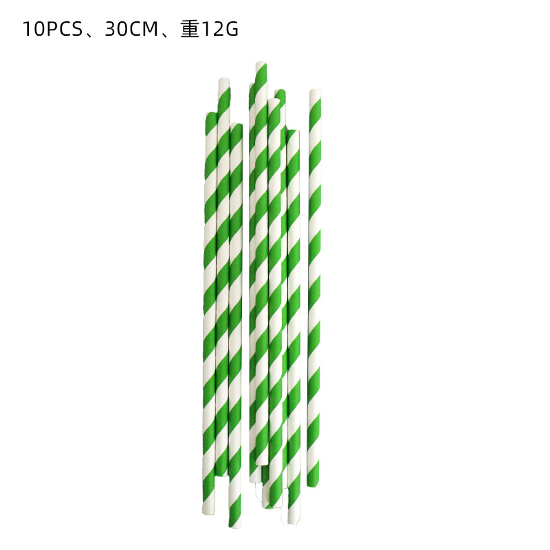 pailles 10 pièces