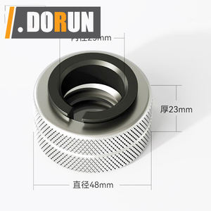 Collares de Barra de Pesas Steel Twist Pro, Liberación Rápida, Cierre Magnético, Antideslizante, Plateado, DorunFit DR-CL004, <span class=keywords><strong>1</strong></span> Pulgada Estándar - Product Image 3