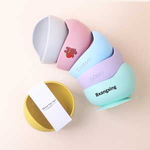 Đầu tiên cho ăn Silicone hút bé BÁt đặt Logo tùy chỉnh OEM Toddler lứa tuổi 6 tháng + bé BPA free Silicone thức ăn muỗng Bộ - Product Image 3