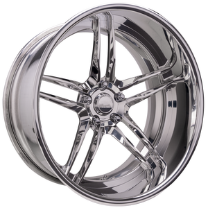 Jantes <span class=keywords><strong>en</strong></span> alliage forgées sur mesure SY-302 Billet ACCELERATOR concaves chromées <span class=keywords><strong>en</strong></span> 2 parties, 22, 24, 26, 28 pouces, à lèvres profondes, 5 ou 6 boulons - Product Image 4