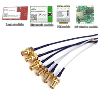 Câble coaxial RF miniature personnalisé de 1,13 mm, adaptateur de connecteur SMA femelle vers UFL RF, assemblage de câble, câble d'antenne pigtail