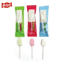 Children's Fruity Flavor Candy-Popping Sugar Milk Tablet Lollipop Boxed Ice Cream Shape Pressed Toy with Low Order Quantity