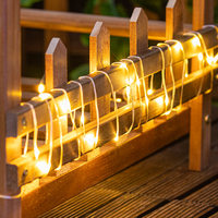 Guirlande lumineuse LED RGB décorative, étanche IP65, pour extérieur, décorations de Noël, éclairage festif