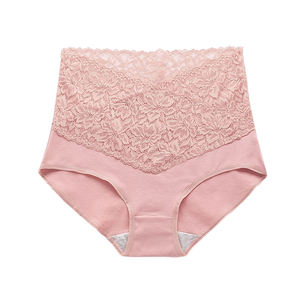 Toptan külot kadınlar seksi dantel bayanlar iç çamaşırı pamuk külot artı boyutu külot yüksek bel külot - Product Image 2