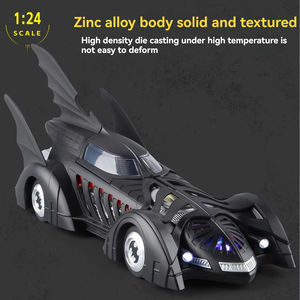 QY 1:24 Diecast <strong>Car</strong> Model Licensed 1995 Bat Man Alloy <strong>Car</strong> Model Simulation with Spray Sound and Light Collection Metal <strong>Car</strong> Model - Product Image 4