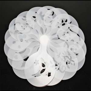 Moule à café transfrontalier Coffeemould pour Latte, Cappuccino, Poudre à saupoudrer, Spray graphique, Moule artistique pour café en forme de fleur - Product Image 2