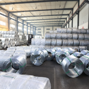 سلك فولاذي مسطح مجلفن بالغمس الساخن عالي الشد BWG21 سلك ربط - Product Image 2