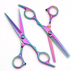 Ciseaux de cheveux professionnels de 6 pouces en acier inoxydable lames tranchantes poignée ergonomique pour Salon barbier maison coupe de cheveux styliste outil 1001 - Product Image 3