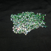 Élégant bleu vert dégradé robe de patinage artistique femmes brillant strass compétition de danse sur glace Performance tenue