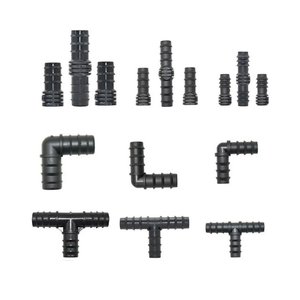 Raccords barbelés 16/<span class=keywords><strong>20</strong></span>/25mm <span class=keywords><strong>Raccord</strong></span> de transition pour tuyaux en PE Irrigation <span class=keywords><strong>goutte</strong></span> <span class=keywords><strong>à</strong></span> <span class=keywords><strong>goutte</strong></span> Tube en PE Té Splitter - Product Image 3